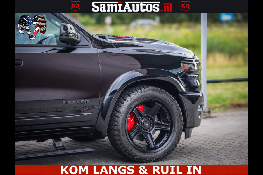 Dodge Ram 1500 Night Premium | Full Option | De Meest Luxe Pick-Up in zijn Klasse | Comfortabele Dubbele Cabine met Royale 5 Zitplaatsen | BPM vrij | Nu Leverbaar uit Voorraad | Voorraad Nr 2287 - 3384