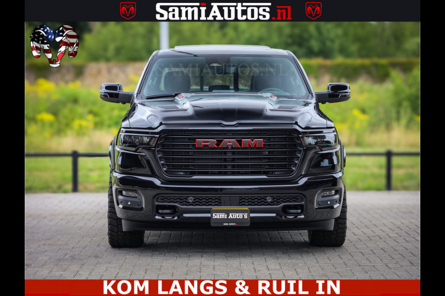 Dodge Ram 1500 Night Premium | Full Option | De Meest Luxe Pick-Up in zijn Klasse | Comfortabele Dubbele Cabine met Royale 5 Zitplaatsen | BPM vrij | Nu Leverbaar uit Voorraad | Voorraad Nr 2287 - 3384