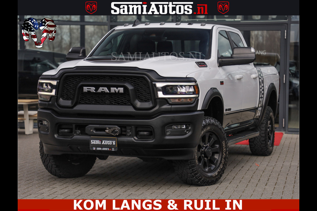 Dodge Ram 2500 POWER WAGON | 6 PERSOONS | 6.4 V8 4X4 | ADAPTIVE | FULL LED | TREK LIER | OPEN DAK | 6.4F BAK | 3500KG | CAMERA V+A | SPER DIFF | TWO TONE UITVOERING | ALARM | VOLLE UITVOERING |