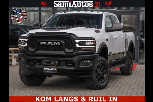 Dodge Ram 2500 POWER WAGON | 6 PERSOONS | 6.4 V8 4X4 | ADAPTIVE | FULL LED | TREK LIER | OPEN DAK | 6.4F BAK | 3500KG | CAMERA V+A | SPER DIFF | TWO TONE UITVOERING | ALARM | VOLLE UITVOERING |