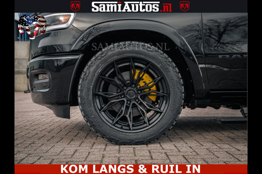 Dodge Ram LIMITED NIGHT H.O 540HP 706Nm | Massage + Full Option | De Meest Luxe en Volle Pick-Up in zijn Klasse | Comfortabele Dubbele Cabine met Royale 5 Zitplaatsen | BPM vrij | Nu Leverbaar uit Voorraad | Voorraad Nr 2370 - 5411