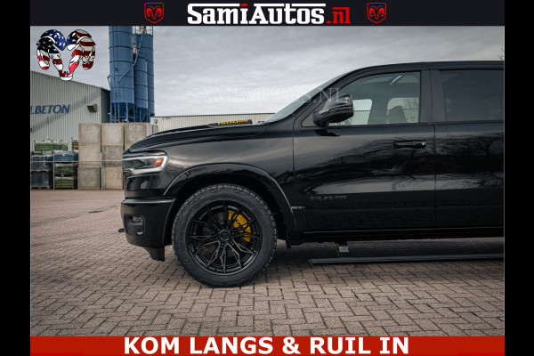 Dodge Ram LIMITED NIGHT H.O 540HP 706Nm | Massage + Full Option | De Meest Luxe en Volle Pick-Up in zijn Klasse | Comfortabele Dubbele Cabine met Royale 5 Zitplaatsen | BPM vrij | Nu Leverbaar uit Voorraad | Voorraad Nr 2370 - 5411