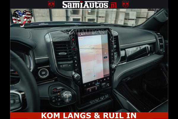 Dodge Ram LIMITED NIGHT H.O 540HP 706Nm | Massage + Full Option | De Meest Luxe en Volle Pick-Up in zijn Klasse | Comfortabele Dubbele Cabine met Royale 5 Zitplaatsen | BPM vrij | Nu Leverbaar uit Voorraad | Voorraad Nr 2370 - 5411