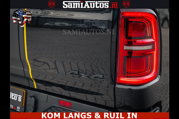 Dodge Ram LIMITED NIGHT H.O 540HP 706Nm | Massage + Full Option | De Meest Luxe en Volle Pick-Up in zijn Klasse | Comfortabele Dubbele Cabine met Royale 5 Zitplaatsen | BPM vrij | Nu Leverbaar uit Voorraad | Voorraad Nr 2370 - 5411