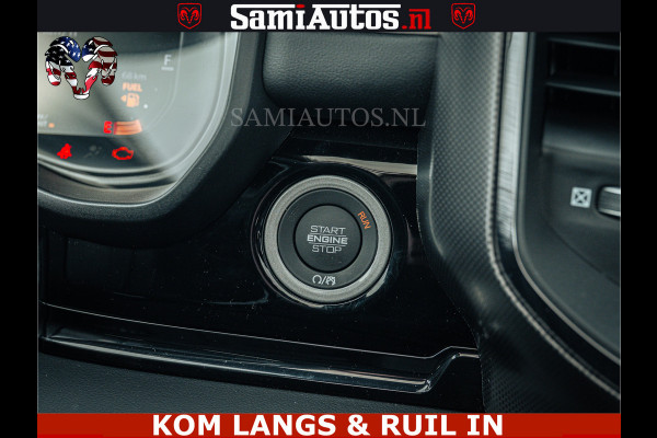 Dodge Ram LIMITED NIGHT H.O 540HP 706Nm | Massage + Full Option | De Meest Luxe en Volle Pick-Up in zijn Klasse | Comfortabele Dubbele Cabine met Royale 5 Zitplaatsen | BPM vrij | Nu Leverbaar uit Voorraad | Voorraad Nr 2370 - 5411