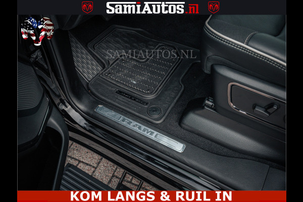 Dodge Ram LIMITED NIGHT H.O 540HP 706Nm | Massage + Full Option | De Meest Luxe en Volle Pick-Up in zijn Klasse | Comfortabele Dubbele Cabine met Royale 5 Zitplaatsen | BPM vrij | Nu Leverbaar uit Voorraad | Voorraad Nr 2370 - 5411