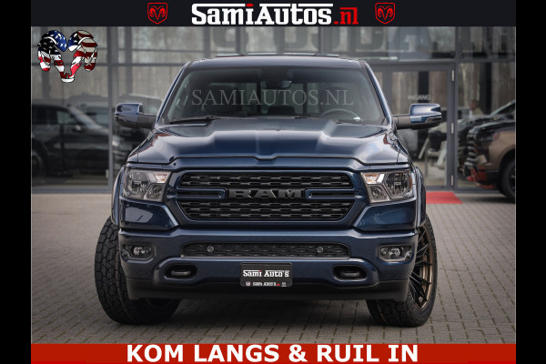 Dodge Ram SPORT | 5.7 V8 4x4 HEMI | PANORAMA DAK | GROOTSCHEM 12 INCH | LPG | Patriot Blue CREW CAB | DUBBELE CABINE | 5 PERSOONS | DC | VOORRAAD NR 2560 - 3327