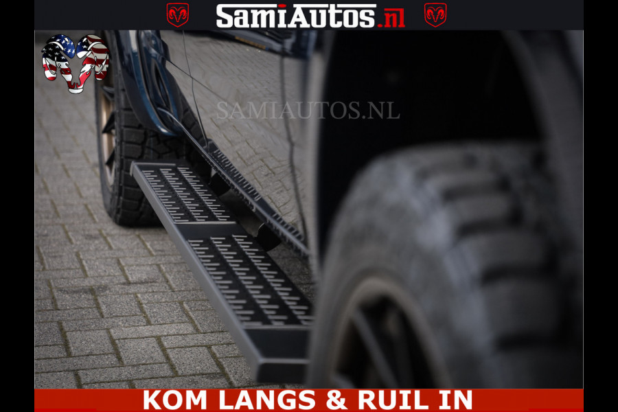 Dodge Ram SPORT | 5.7 V8 4x4 HEMI | PANORAMA DAK | GROOTSCHEM 12 INCH | LPG | Patriot Blue CREW CAB | DUBBELE CABINE | 5 PERSOONS | DC | VOORRAAD NR 2560 - 3327