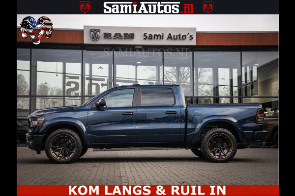Dodge Ram SPORT | 5.7 V8 4x4 HEMI | PANORAMA DAK | GROOTSCHEM 12 INCH | LPG | Patriot Blue CREW CAB | DUBBELE CABINE | 5 PERSOONS | DC | VOORRAAD NR 2560 - 3327