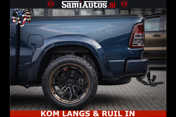 Dodge Ram SPORT | 5.7 V8 4x4 HEMI | PANORAMA DAK | GROOTSCHEM 12 INCH | LPG | Patriot Blue CREW CAB | DUBBELE CABINE | 5 PERSOONS | DC | VOORRAAD NR 2560 - 3327