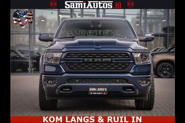 Dodge Ram SPORT | 5.7 V8 4x4 HEMI | PANORAMA DAK | GROOTSCHEM 12 INCH | LPG | Patriot Blue CREW CAB | DUBBELE CABINE | 5 PERSOONS | DC | VOORRAAD NR 2560 - 3327