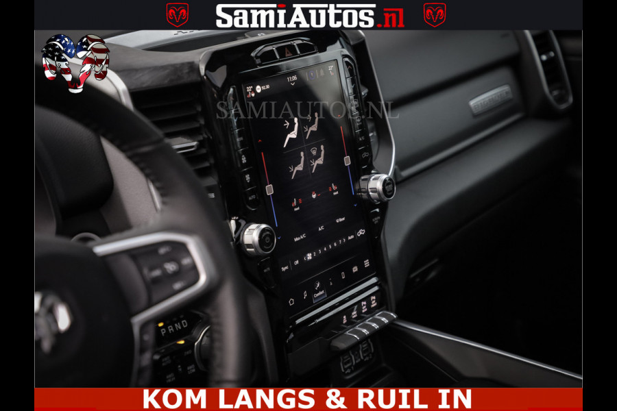 Dodge Ram SPORT | 5.7 V8 4x4 HEMI | PANORAMA DAK | GROOTSCHEM 12 INCH | LPG | Patriot Blue CREW CAB | DUBBELE CABINE | 5 PERSOONS | DC | VOORRAAD NR 2560 - 3327