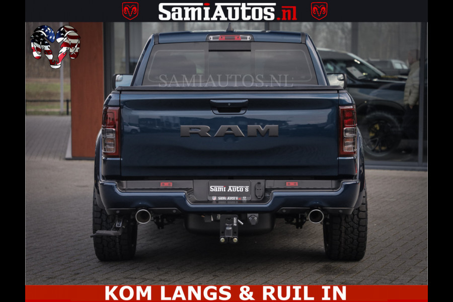 Dodge Ram SPORT | 5.7 V8 4x4 HEMI | PANORAMA DAK | GROOTSCHEM 12 INCH | LPG | Patriot Blue CREW CAB | DUBBELE CABINE | 5 PERSOONS | DC | VOORRAAD NR 2560 - 3327
