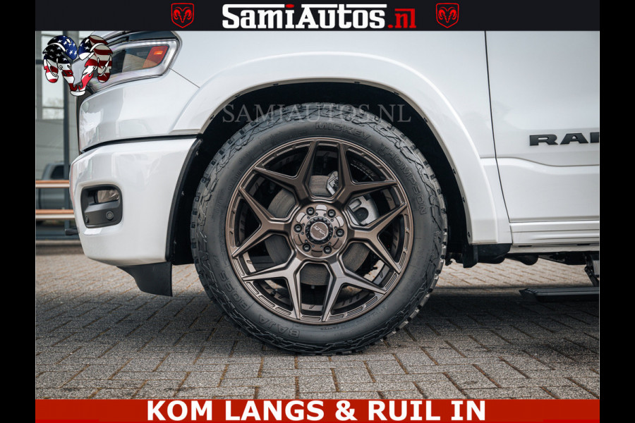Dodge Ram SPORT LIMITED H.O 540PK 706Nm | Massage + Full Option | De Meest Luxe en Volle Pick-Up in zijn Klasse | Comfortabele Dubbele Cabine met Royale 5 Zitplaatsen | BPM vrij | Nu Leverbaar uit Voorraad | Voorraad Nr 2336 - 7700