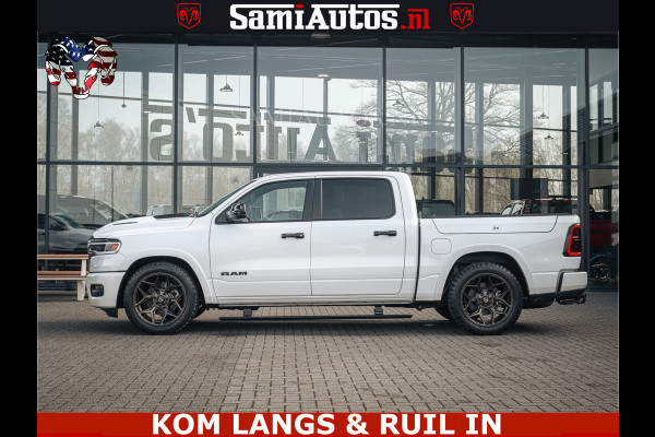 Dodge Ram SPORT LIMITED H.O 540PK 706Nm | Massage + Full Option | De Meest Luxe en Volle Pick-Up in zijn Klasse | Comfortabele Dubbele Cabine met Royale 5 Zitplaatsen | BPM vrij | Nu Leverbaar uit Voorraad | Voorraad Nr 2336 - 7700