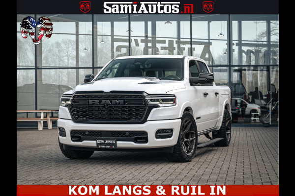 Dodge Ram SPORT LIMITED H.O 540PK 706Nm | Massage + Full Option | De Meest Luxe en Volle Pick-Up in zijn Klasse | Comfortabele Dubbele Cabine met Royale 5 Zitplaatsen | BPM vrij | Nu Leverbaar uit Voorraad | Voorraad Nr 2336 - 7700