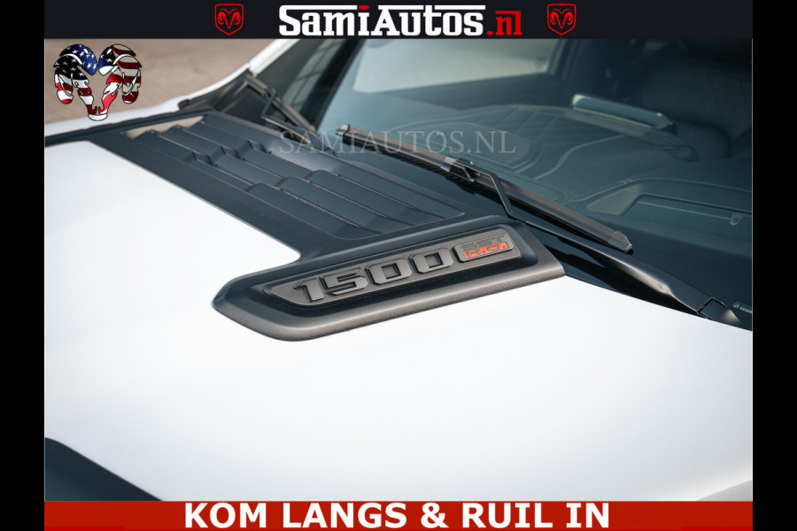 Dodge Ram SPORT LIMITED H.O 540PK 706Nm | Massage + Full Option | De Meest Luxe en Volle Pick-Up in zijn Klasse | Comfortabele Dubbele Cabine met Royale 5 Zitplaatsen | BPM vrij | Nu Leverbaar uit Voorraad | Voorraad Nr 2336 - 7700