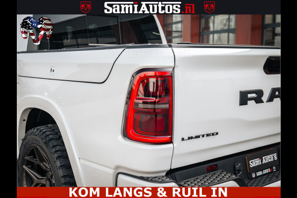 Dodge Ram SPORT LIMITED H.O 540PK 706Nm | Massage + Full Option | De Meest Luxe en Volle Pick-Up in zijn Klasse | Comfortabele Dubbele Cabine met Royale 5 Zitplaatsen | BPM vrij | Nu Leverbaar uit Voorraad | Voorraad Nr 2336 - 7700