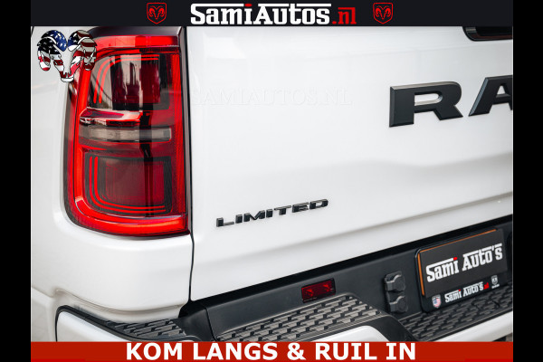 Dodge Ram SPORT LIMITED H.O 540PK 706Nm | Massage + Full Option | De Meest Luxe en Volle Pick-Up in zijn Klasse | Comfortabele Dubbele Cabine met Royale 5 Zitplaatsen | BPM vrij | Nu Leverbaar uit Voorraad | Voorraad Nr 2336 - 7700