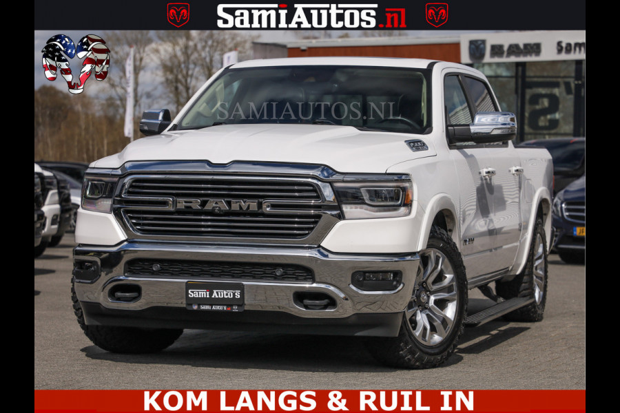 Dodge Ram MEGA VOL 5.7 V8 HEMI 402 PK | LUCHTVERING | ADAPTIVE CRUISE | PANODAK | 360 CAMERA | OPEN UITLAAT KLEP | CREW CAB | DUBBELE CABINE | 5 PERSOONS | DC |