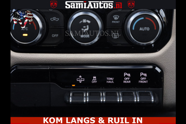 Dodge Ram MEGA VOL 5.7 V8 HEMI 402 PK | LUCHTVERING | ADAPTIVE CRUISE | PANODAK | 360 CAMERA | OPEN UITLAAT KLEP | CREW CAB | DUBBELE CABINE | 5 PERSOONS | DC |