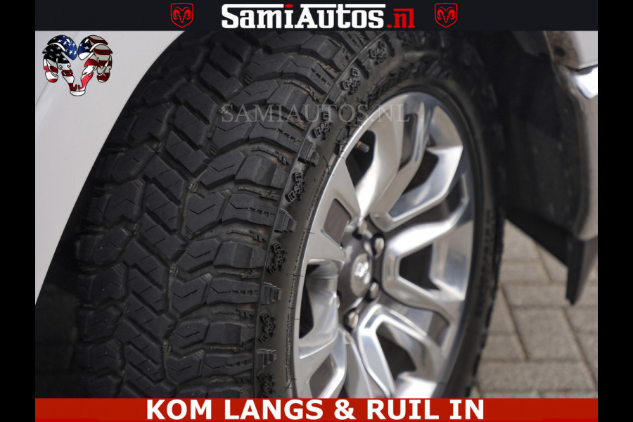 Dodge Ram MEGA VOL 5.7 V8 HEMI 402 PK | LUCHTVERING | ADAPTIVE CRUISE | PANODAK | 360 CAMERA | OPEN UITLAAT KLEP | CREW CAB | DUBBELE CABINE | 5 PERSOONS | DC |