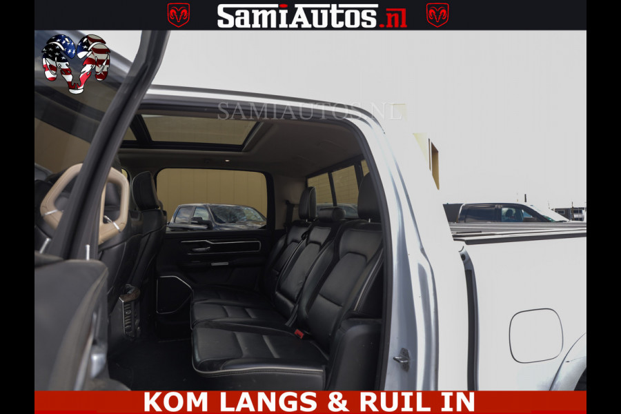 Dodge Ram MEGA VOL 5.7 V8 HEMI 402 PK | LUCHTVERING | ADAPTIVE CRUISE | PANODAK | 360 CAMERA | OPEN UITLAAT KLEP | CREW CAB | DUBBELE CABINE | 5 PERSOONS | DC |