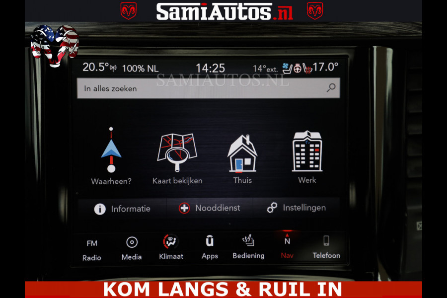 Dodge Ram MEGA VOL 5.7 V8 HEMI 402 PK | LUCHTVERING | ADAPTIVE CRUISE | PANODAK | 360 CAMERA | OPEN UITLAAT KLEP | CREW CAB | DUBBELE CABINE | 5 PERSOONS | DC |