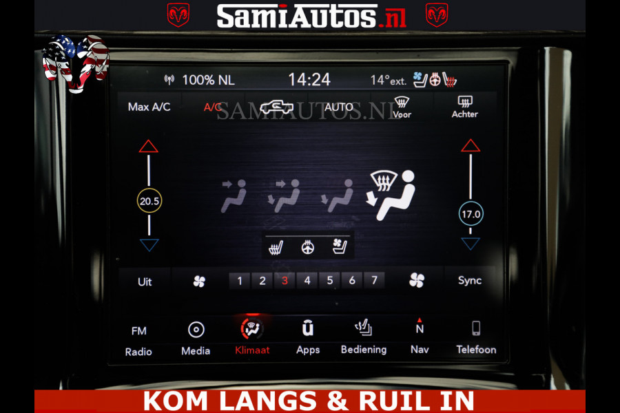 Dodge Ram MEGA VOL 5.7 V8 HEMI 402 PK | LUCHTVERING | ADAPTIVE CRUISE | PANODAK | 360 CAMERA | OPEN UITLAAT KLEP | CREW CAB | DUBBELE CABINE | 5 PERSOONS | DC |