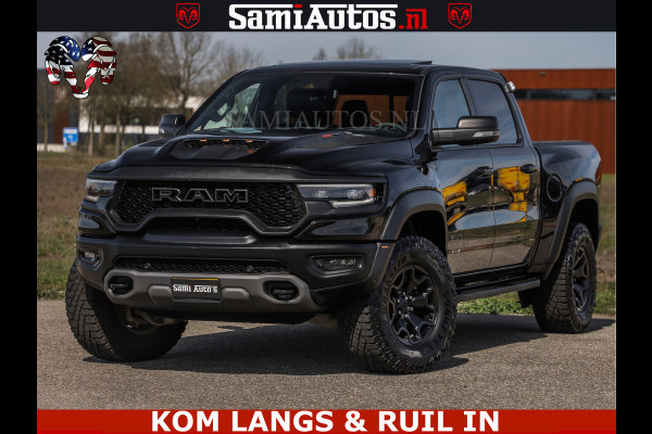 Dodge Ram TRX HELLCAT | 6.2 V8 712PK SUPERCHARGER | FULLY LOADED | CARBON | BLACK ON BLACK | CREW CAB | DUBBELE CABINE | 5 PERSOONS |