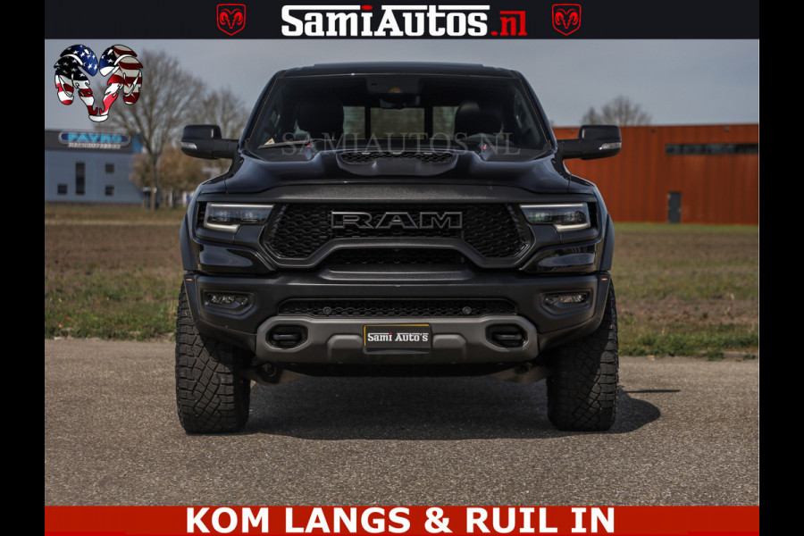 Dodge Ram TRX HELLCAT | 6.2 V8 712PK SUPERCHARGER | FULLY LOADED | CARBON | BLACK ON BLACK | CREW CAB | DUBBELE CABINE | 5 PERSOONS |