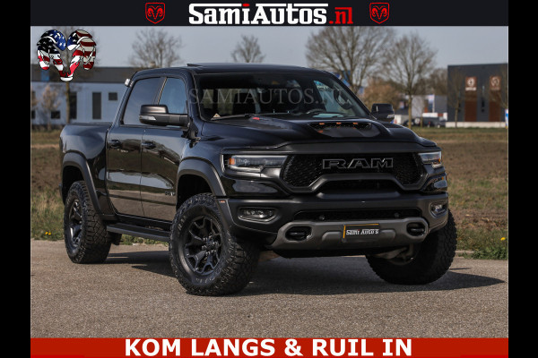 Dodge Ram TRX HELLCAT | 6.2 V8 712PK SUPERCHARGER | FULLY LOADED | CARBON | BLACK ON BLACK | CREW CAB | DUBBELE CABINE | 5 PERSOONS |