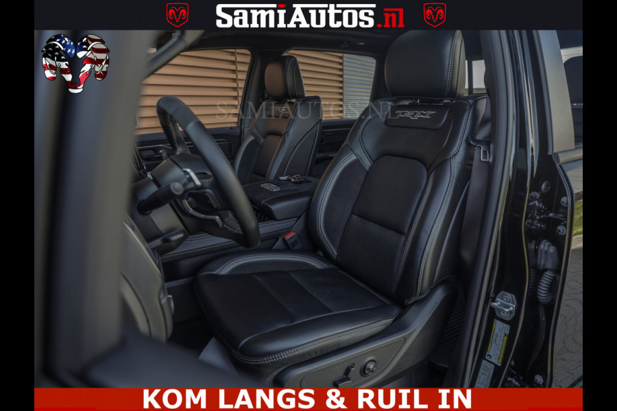 Dodge Ram TRX HELLCAT | 6.2 V8 712PK SUPERCHARGER | FULLY LOADED | CARBON | BLACK ON BLACK | CREW CAB | DUBBELE CABINE | 5 PERSOONS |