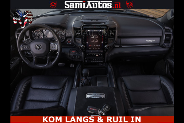 Dodge Ram TRX HELLCAT | 6.2 V8 712PK SUPERCHARGER | FULLY LOADED | CARBON | BLACK ON BLACK | CREW CAB | DUBBELE CABINE | 5 PERSOONS |