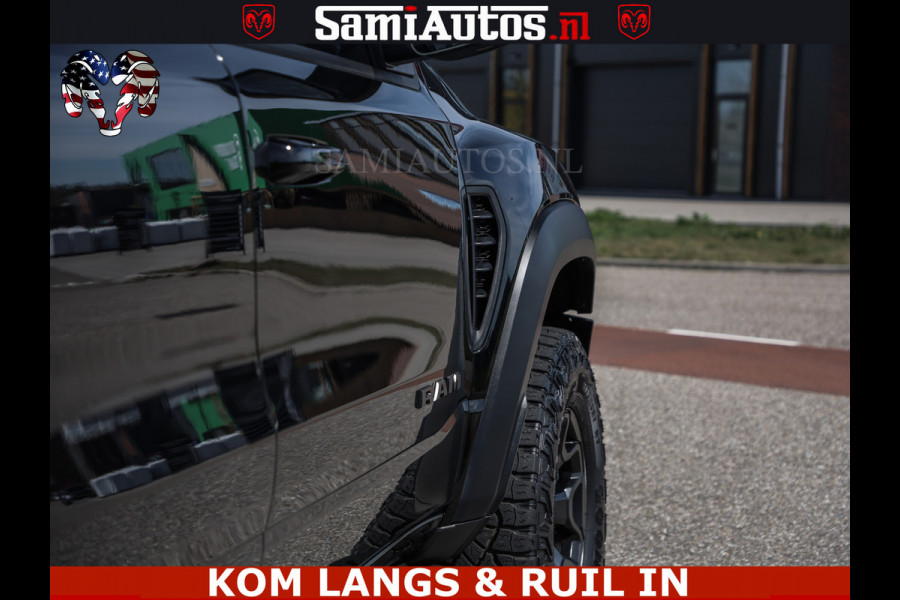 Dodge Ram TRX HELLCAT | 6.2 V8 712PK SUPERCHARGER | FULLY LOADED | CARBON | BLACK ON BLACK | CREW CAB | DUBBELE CABINE | 5 PERSOONS |