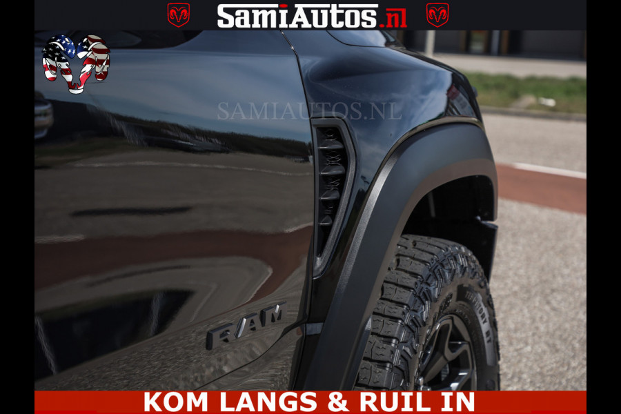Dodge Ram TRX HELLCAT | 6.2 V8 712PK SUPERCHARGER | FULLY LOADED | CARBON | BLACK ON BLACK | CREW CAB | DUBBELE CABINE | 5 PERSOONS |