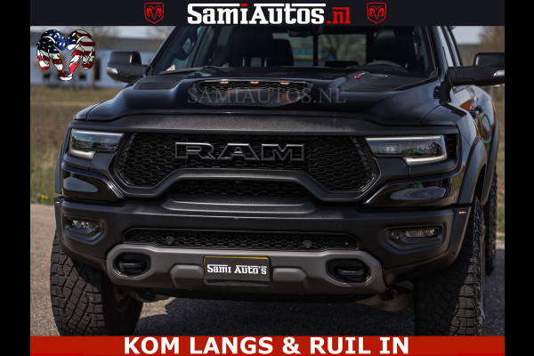 Dodge Ram TRX HELLCAT | 6.2 V8 712PK SUPERCHARGER | FULLY LOADED | CARBON | BLACK ON BLACK | CREW CAB | DUBBELE CABINE | 5 PERSOONS |