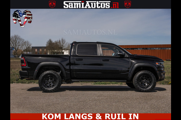 Dodge Ram TRX HELLCAT | 6.2 V8 712PK SUPERCHARGER | FULLY LOADED | CARBON | BLACK ON BLACK | CREW CAB | DUBBELE CABINE | 5 PERSOONS |