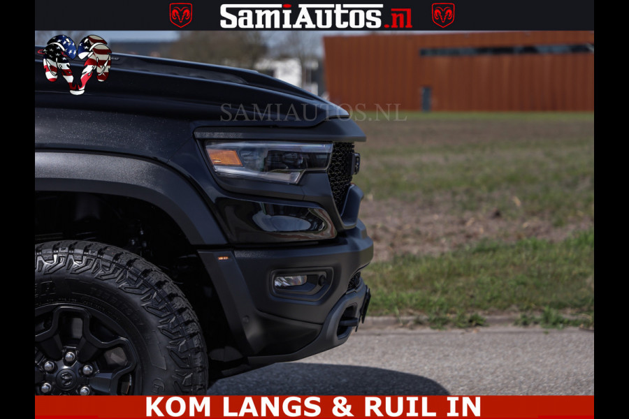 Dodge Ram TRX HELLCAT | 6.2 V8 712PK SUPERCHARGER | FULLY LOADED | CARBON | BLACK ON BLACK | CREW CAB | DUBBELE CABINE | 5 PERSOONS |