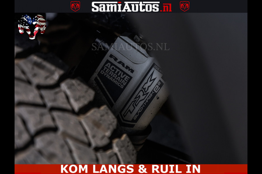 Dodge Ram TRX HELLCAT | 6.2 V8 712PK SUPERCHARGER | FULLY LOADED | CARBON | BLACK ON BLACK | CREW CAB | DUBBELE CABINE | 5 PERSOONS |