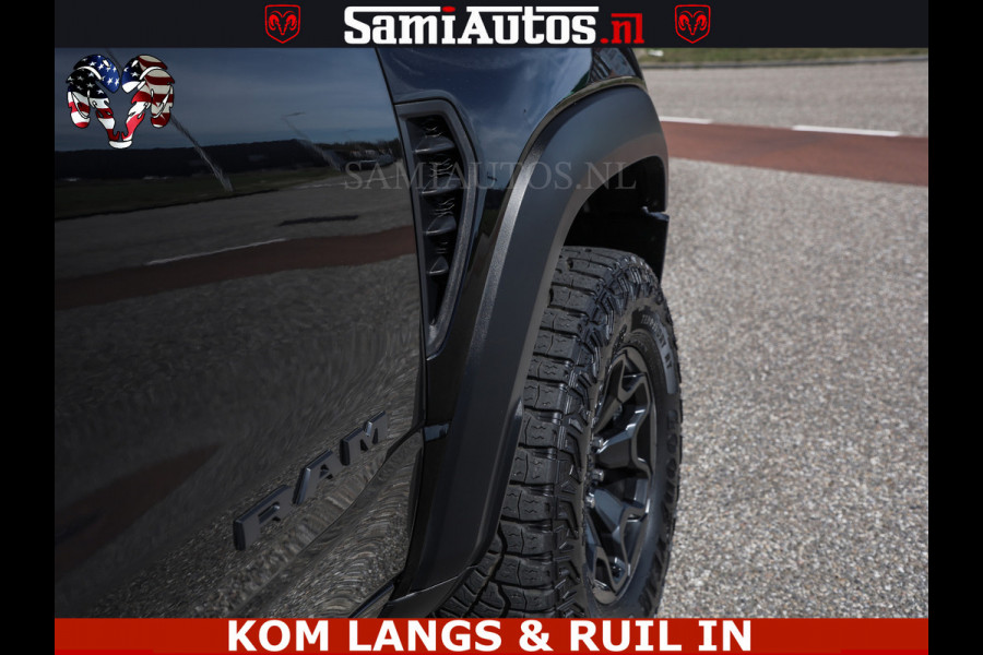 Dodge Ram TRX HELLCAT | 6.2 V8 712PK SUPERCHARGER | FULLY LOADED | CARBON | BLACK ON BLACK | CREW CAB | DUBBELE CABINE | 5 PERSOONS |