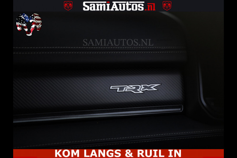 Dodge Ram TRX HELLCAT | 6.2 V8 712PK SUPERCHARGER | FULLY LOADED | CARBON | BLACK ON BLACK | CREW CAB | DUBBELE CABINE | 5 PERSOONS |