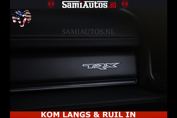 Dodge Ram TRX HELLCAT | 6.2 V8 712PK SUPERCHARGER | FULLY LOADED | CARBON | BLACK ON BLACK | CREW CAB | DUBBELE CABINE | 5 PERSOONS |