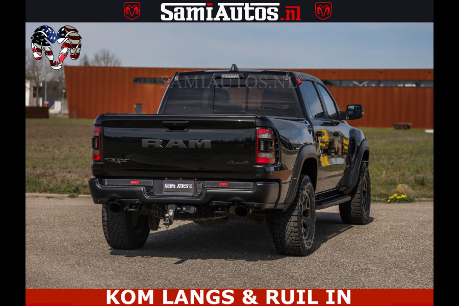 Dodge Ram TRX HELLCAT | 6.2 V8 712PK SUPERCHARGER | FULLY LOADED | CARBON | BLACK ON BLACK | CREW CAB | DUBBELE CABINE | 5 PERSOONS |