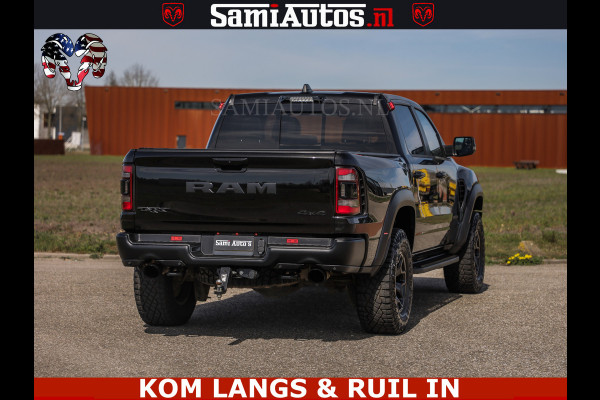 Dodge Ram TRX HELLCAT | 6.2 V8 712PK SUPERCHARGER | FULLY LOADED | CARBON | BLACK ON BLACK | CREW CAB | DUBBELE CABINE | 5 PERSOONS |