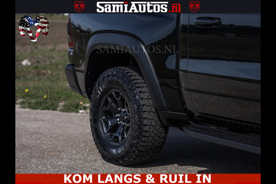 Dodge Ram TRX HELLCAT | 6.2 V8 712PK SUPERCHARGER | FULLY LOADED | CARBON | BLACK ON BLACK | CREW CAB | DUBBELE CABINE | 5 PERSOONS |