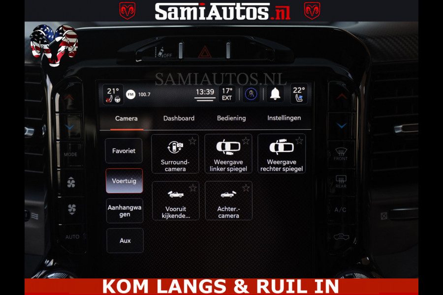 Dodge Ram TRX HELLCAT | 6.2 V8 712PK SUPERCHARGER | FULLY LOADED | CARBON | BLACK ON BLACK | CREW CAB | DUBBELE CABINE | 5 PERSOONS |