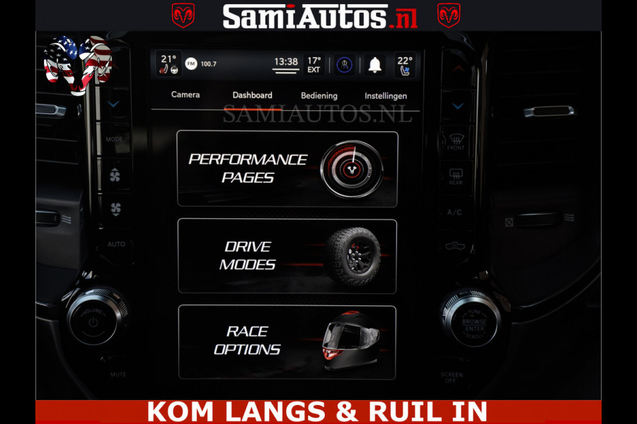 Dodge Ram TRX HELLCAT | 6.2 V8 712PK SUPERCHARGER | FULLY LOADED | CARBON | BLACK ON BLACK | CREW CAB | DUBBELE CABINE | 5 PERSOONS |