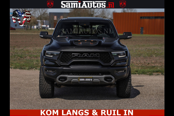 Dodge Ram TRX HELLCAT | 6.2 V8 712PK SUPERCHARGER | FULLY LOADED | CARBON | BLACK ON BLACK | CREW CAB | DUBBELE CABINE | 5 PERSOONS |