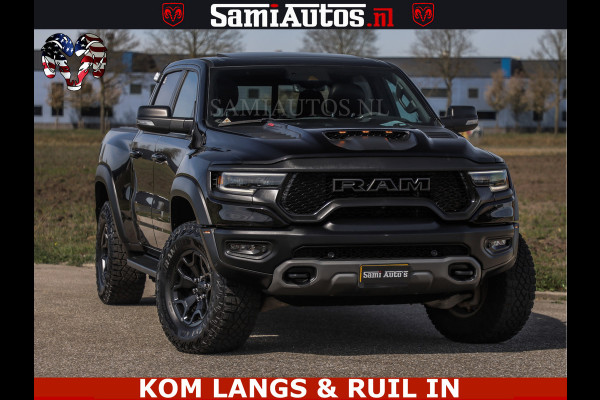 Dodge Ram TRX HELLCAT | 6.2 V8 712PK SUPERCHARGER | FULLY LOADED | CARBON | BLACK ON BLACK | CREW CAB | DUBBELE CABINE | 5 PERSOONS |